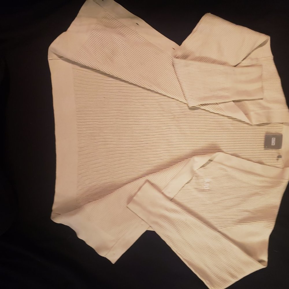Kith White Ribbed Cardigan - Picture 2 of 3